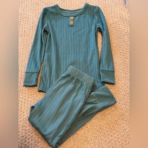 Cloud Island teal pajamas